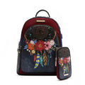 BP16698 DREAM COMES TRUE -MOCHILA CON LETRAS DE EMBLEMA NICOLE LEE