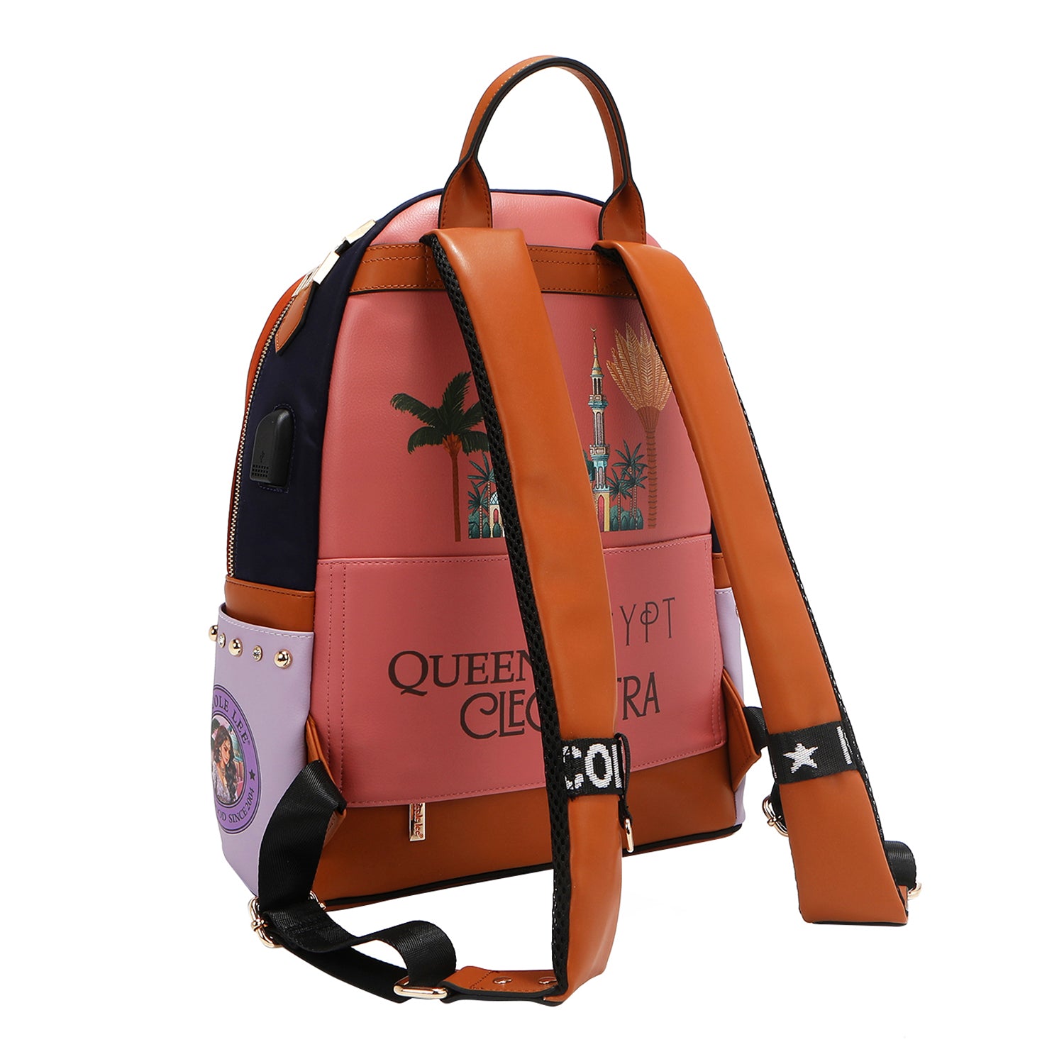 BP16698 QUEEN CLEOPATRA MOCHILA PARA PORTÁTIL CON PUERTO DE CARGA USB