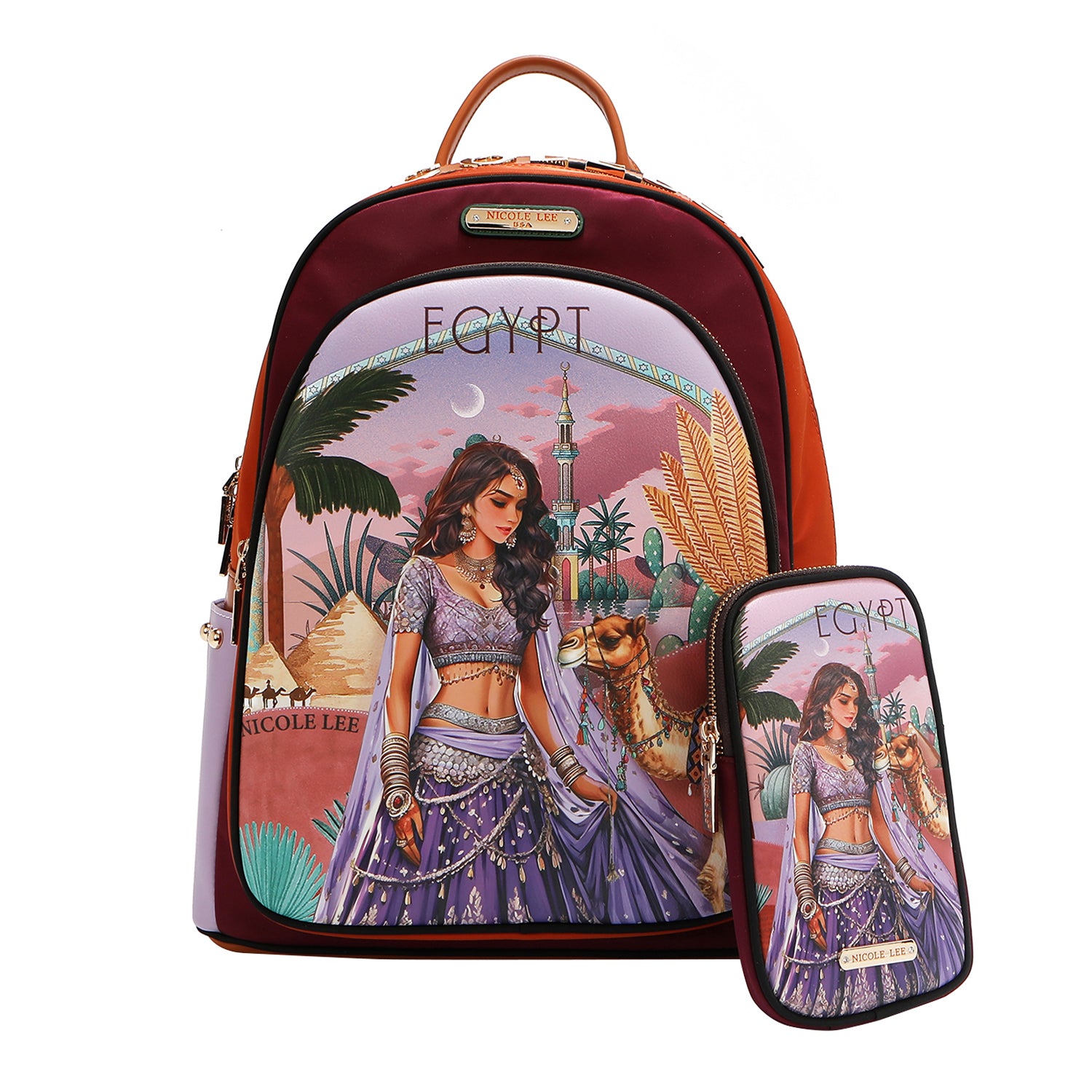 BP16698 QUEEN CLEOPATRA MOCHILA PARA PORTÁTIL CON PUERTO DE CARGA USB
