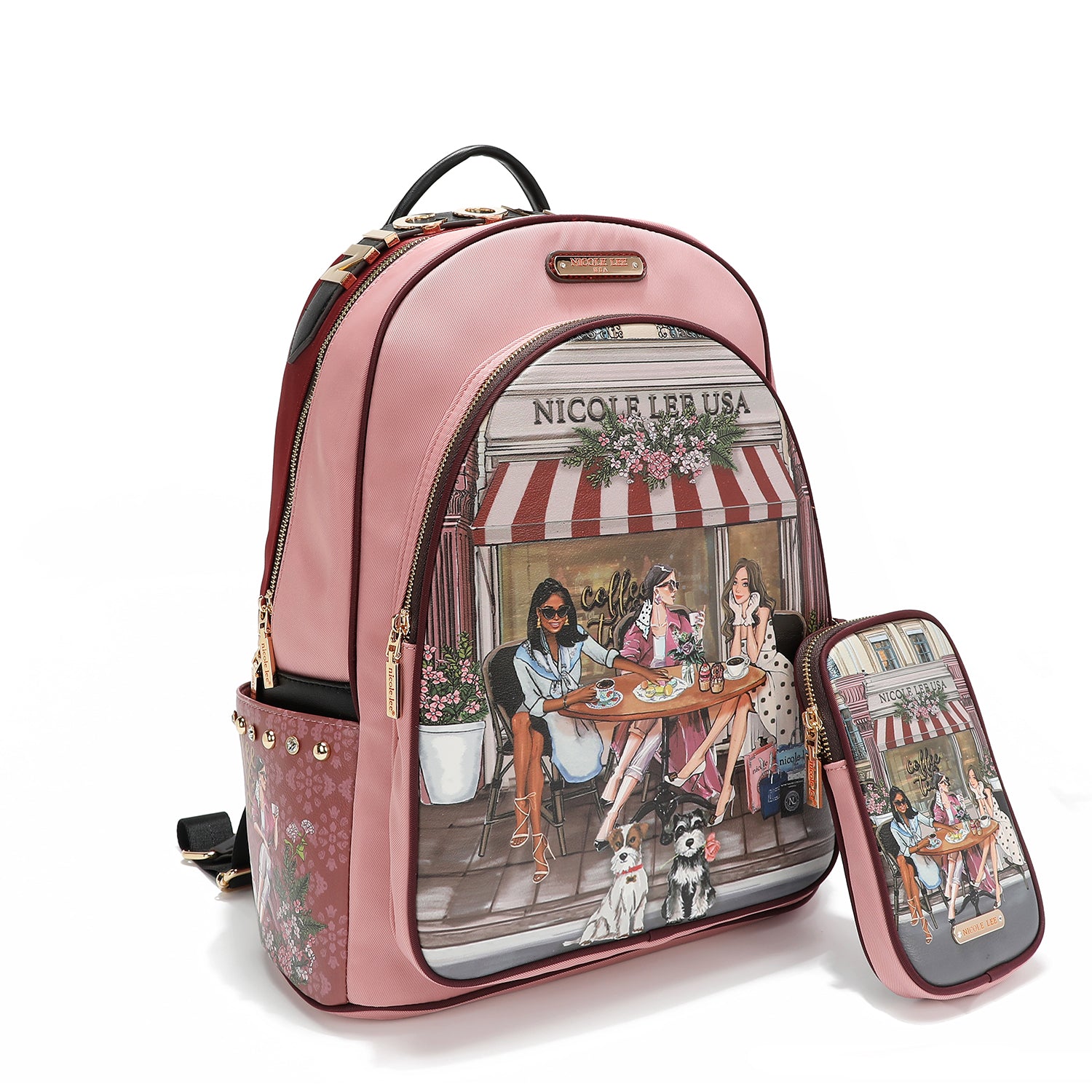 Bolso Calça De Lona Mochila Bolsas Nicolee 2021 Nicole Lee