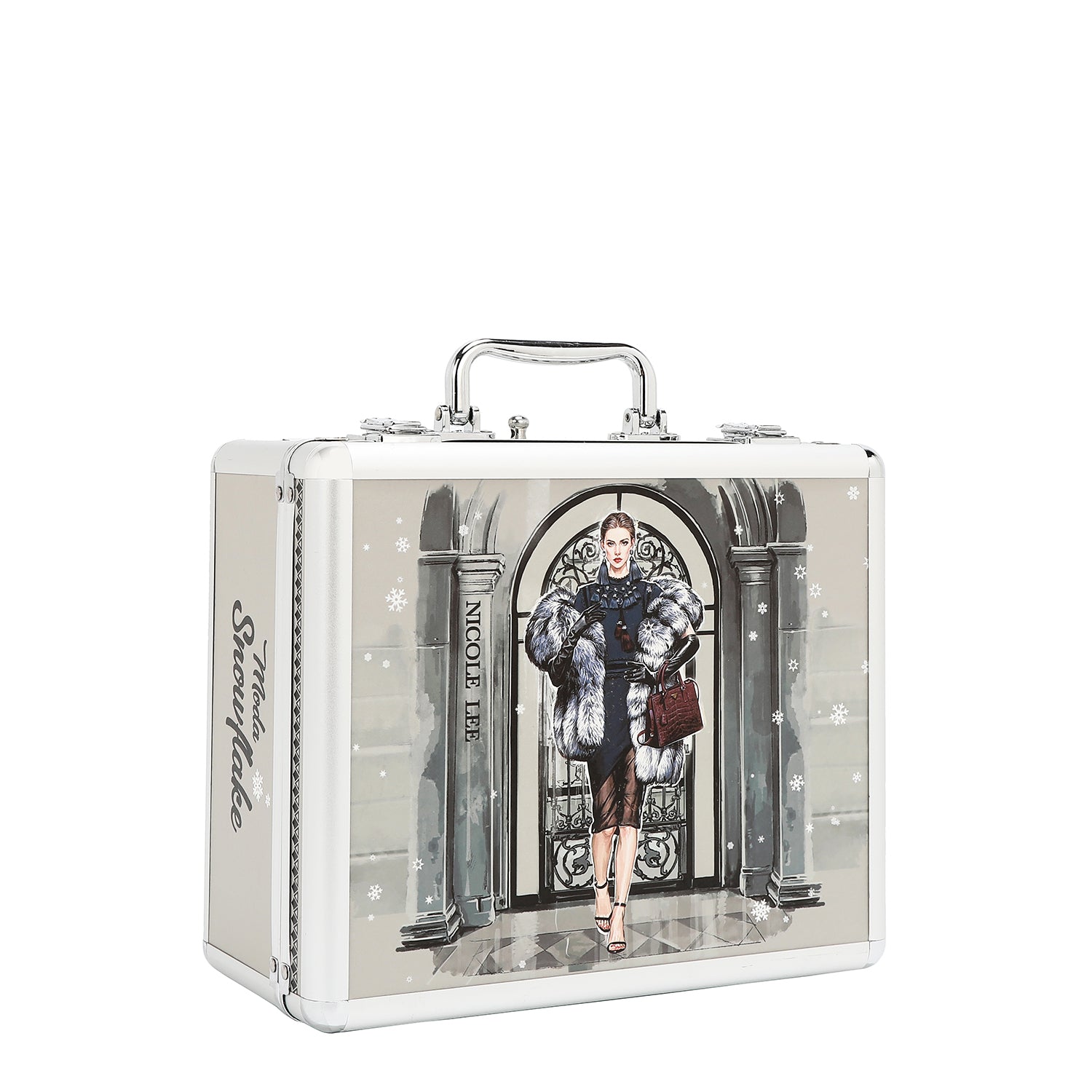 COS7970 MODA SNOWFLAKE - ESTUCHE DE COSMETICOS ARTISTICOS