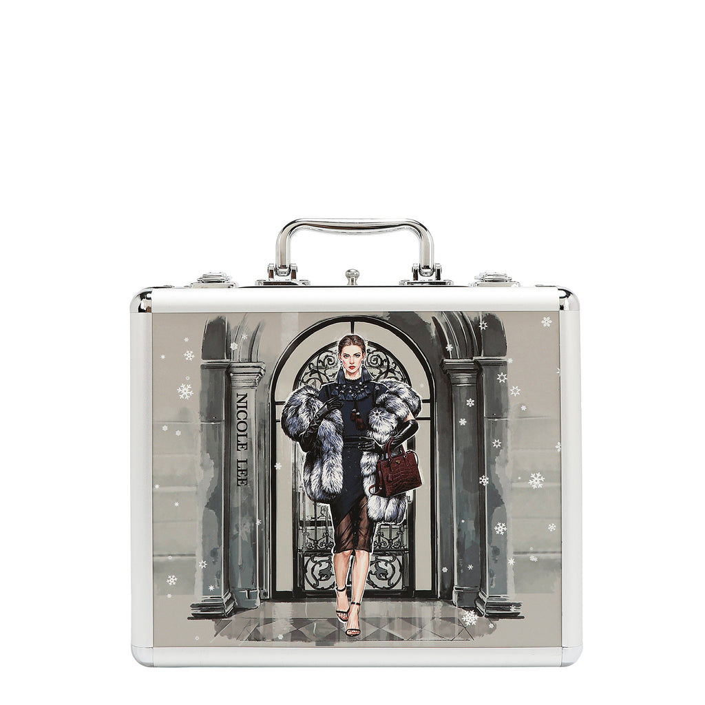 COS7970 MODA SNOWFLAKE - ESTUCHE DE COSMETICOS ARTISTICOS