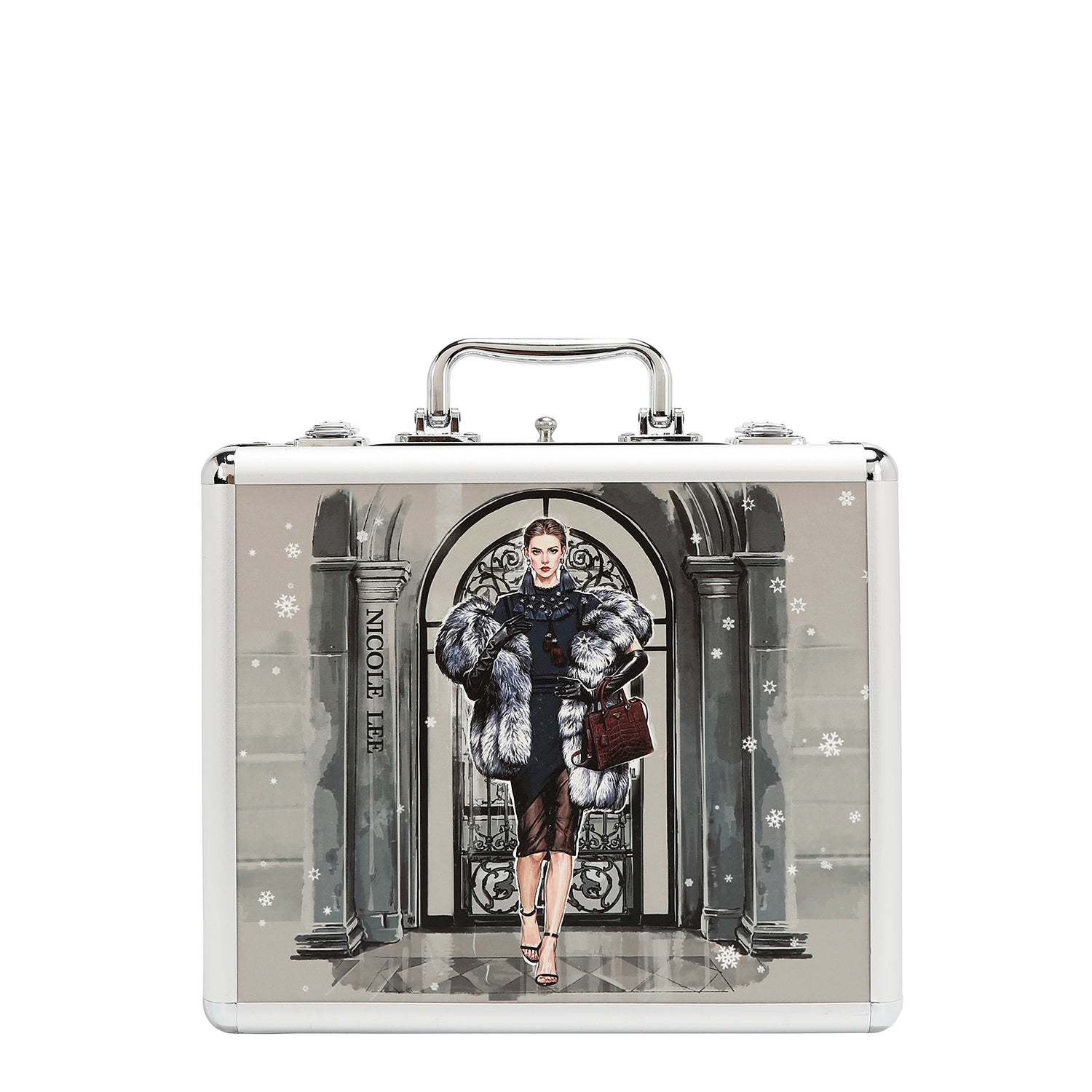COS7970 MODA SNOWFLAKE - ESTUCHE DE COSMETICOS ARTISTICOS
