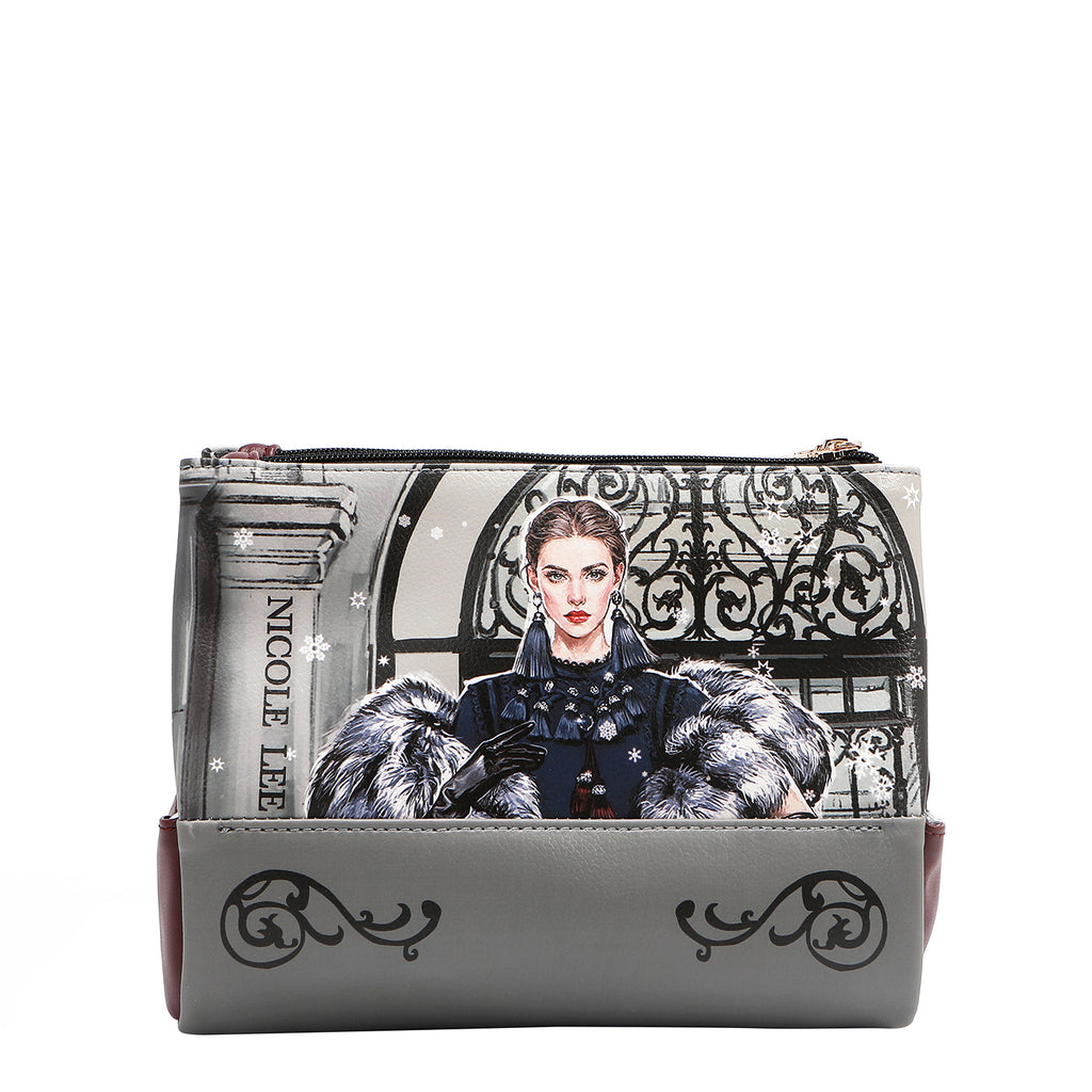 COS7980 MODA SNOWFLAKE - COSMETIQUERA DE VIAJE