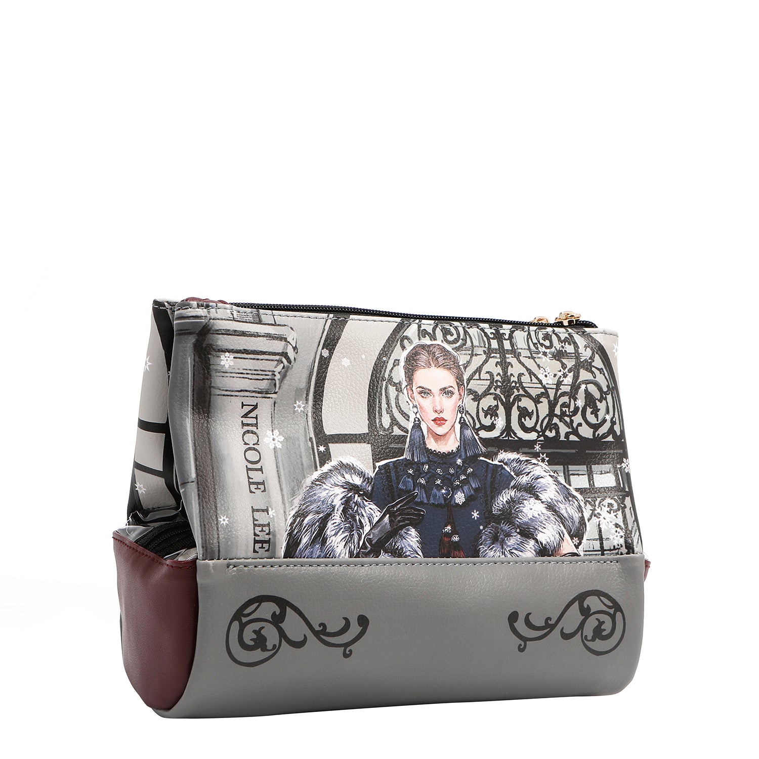 COS7980 MODA SNOWFLAKE - COSMETIQUERA DE VIAJE