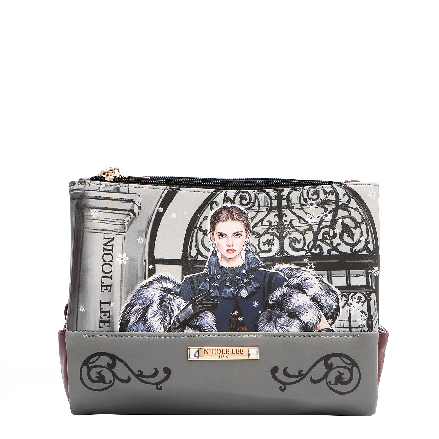 COS7980 MODA SNOWFLAKE - COSMETIQUERA DE VIAJE