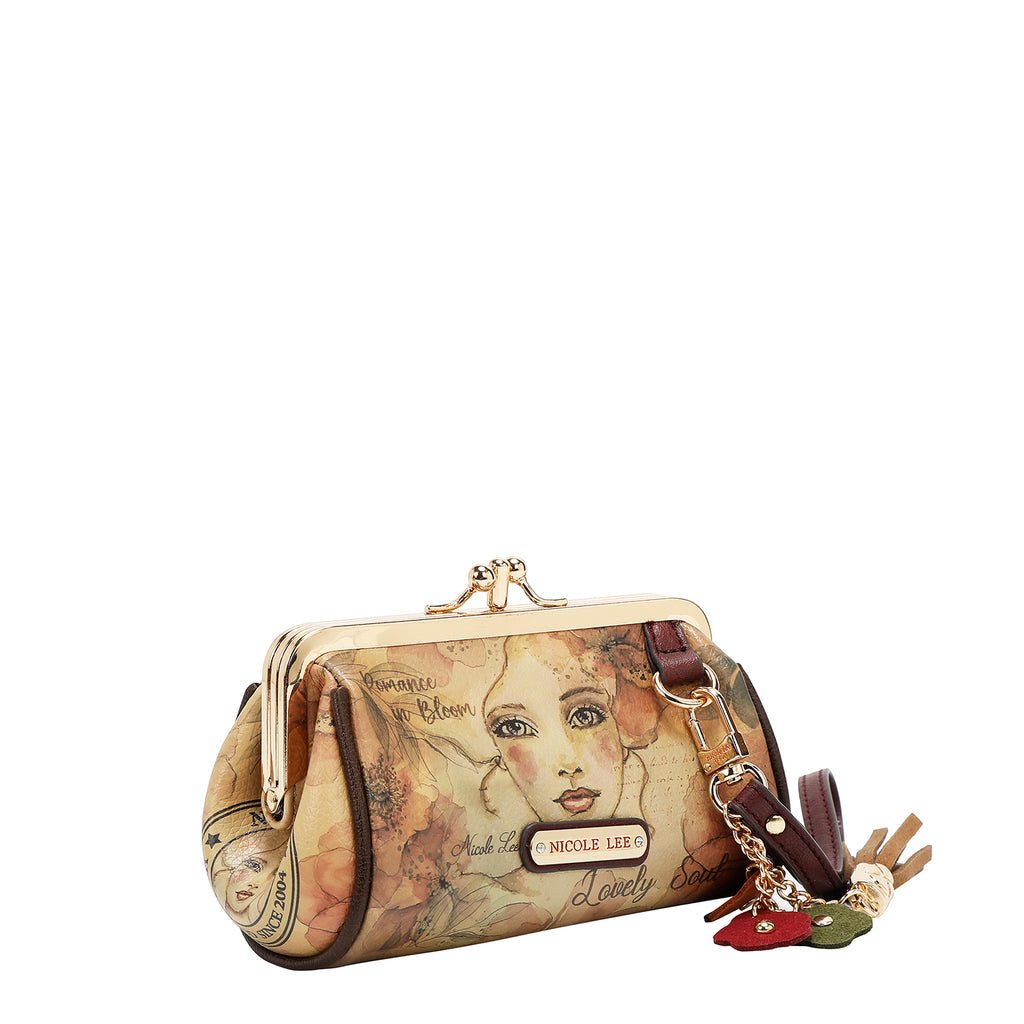 CP6614 REFLECTION OF LOVE - MONEDERO DE DOBLE BROCHE