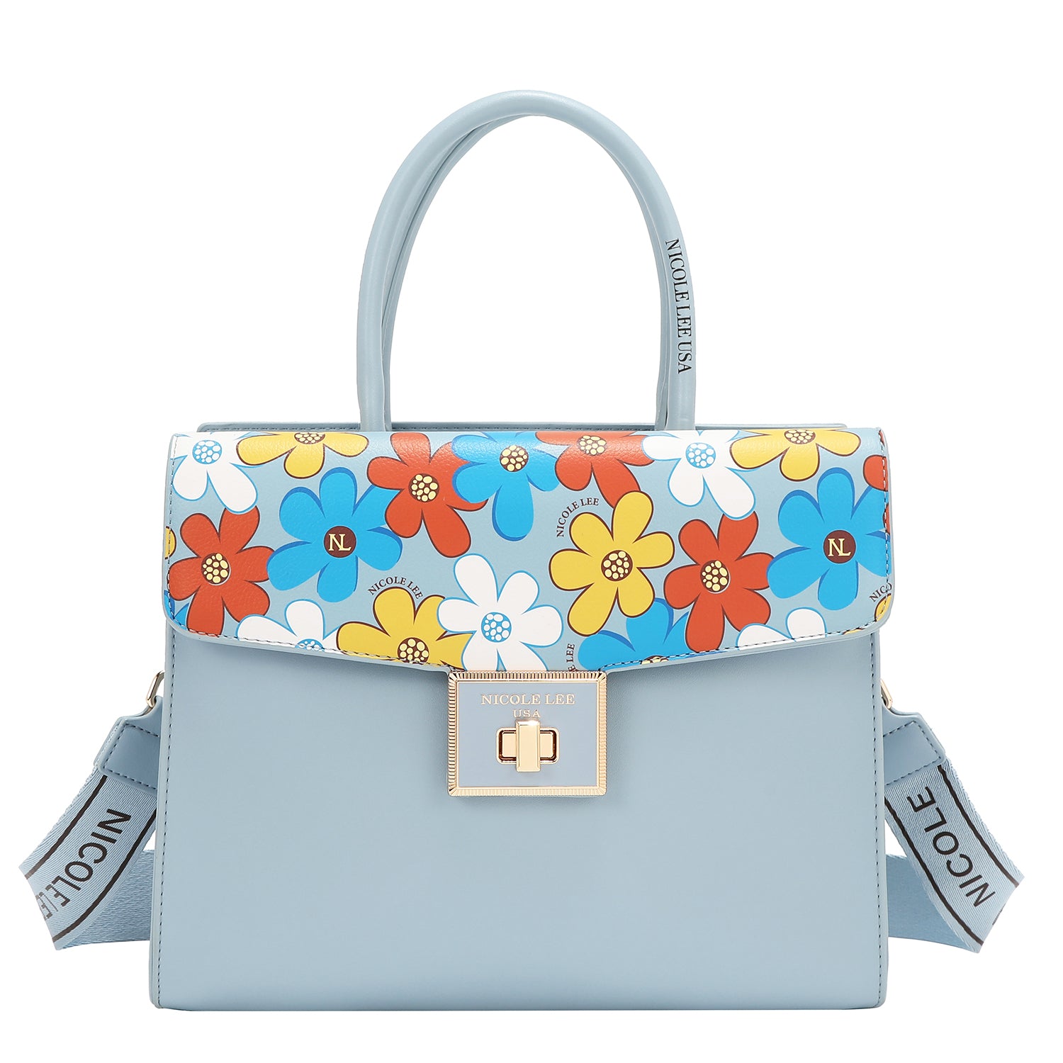FLO17474 - bolso con estampado de flores
