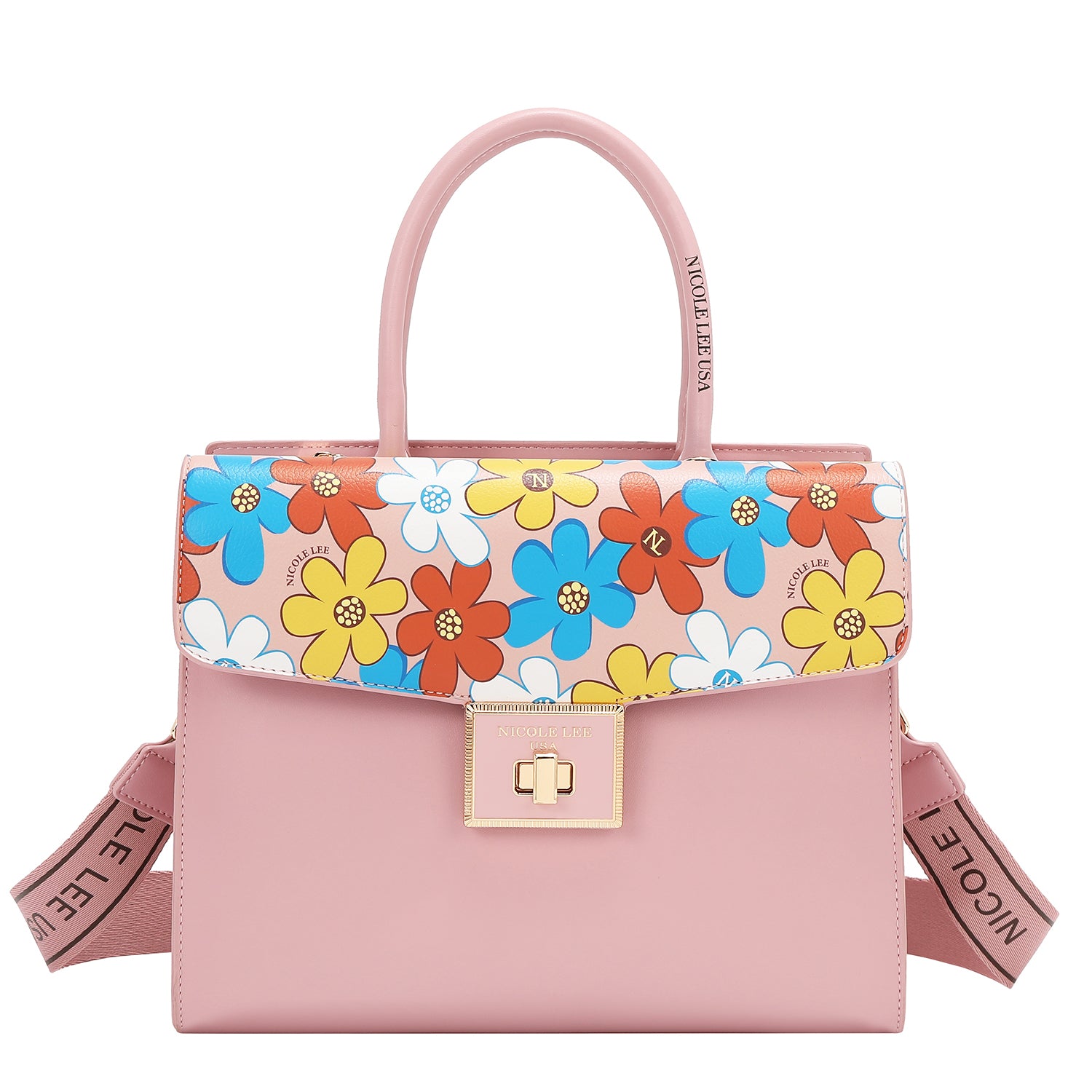 FLO17474 - bolso con estampado de flores