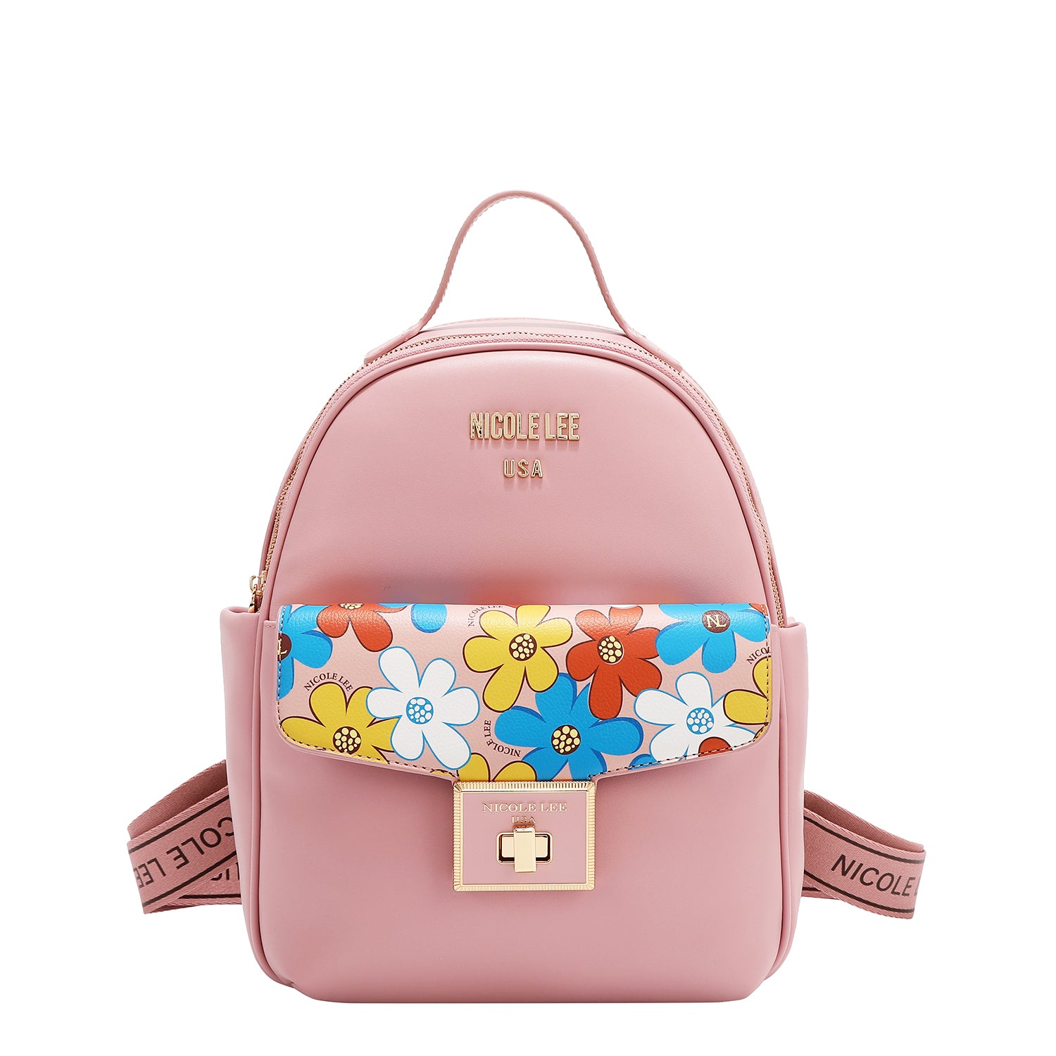 FLO17475- MOCHILA CON ESTAMPADOS FLORALES