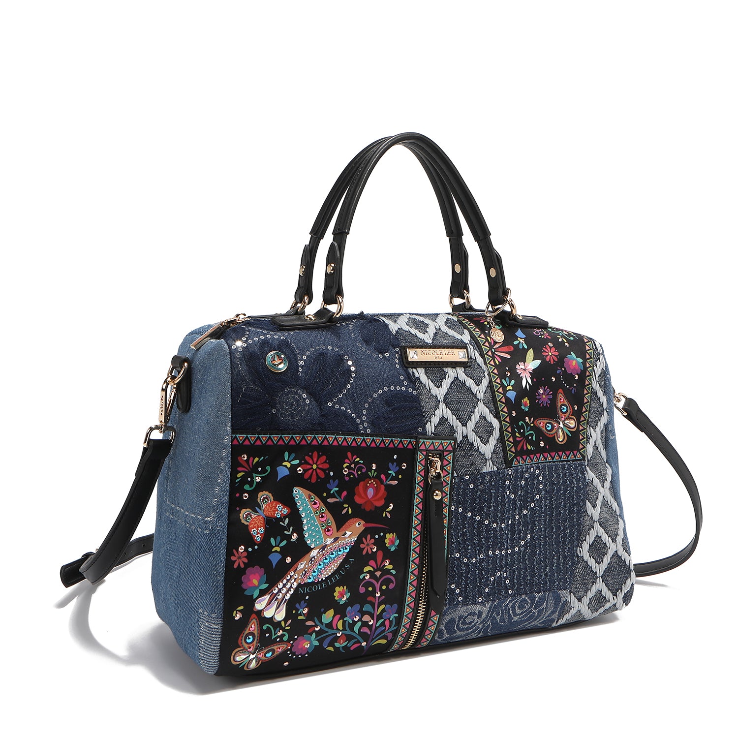 JS17031 BOSQUE DE AMOR- BOLSO TIPO BOSTON DENIM