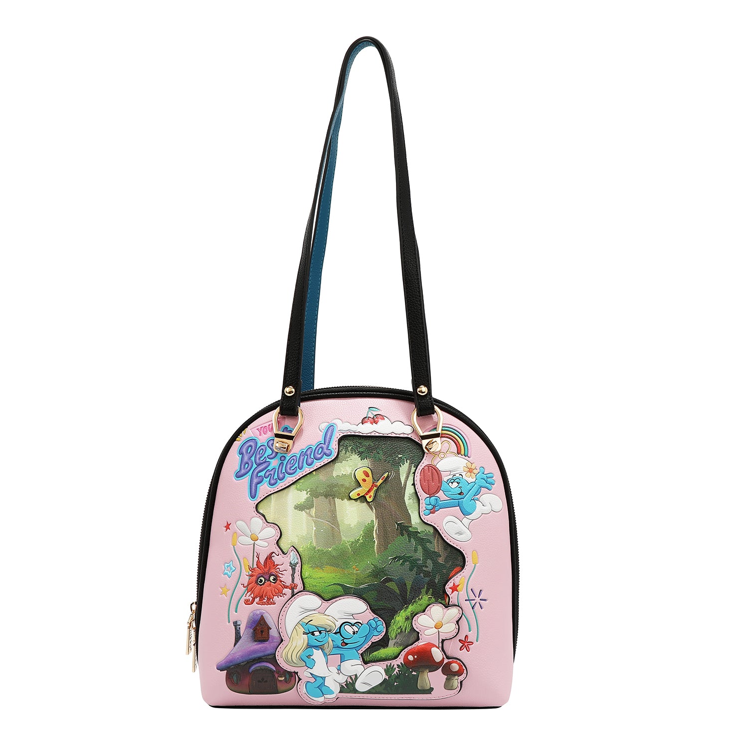 NK13005 SMURF BEST FRIEND - BOLSO CONVERTIBLE EN MOCHILA