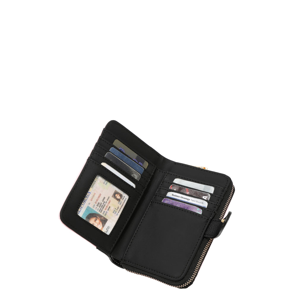 NK22522 SMURF EMBOSSED - CARTERA DE DOBLE CIERRE