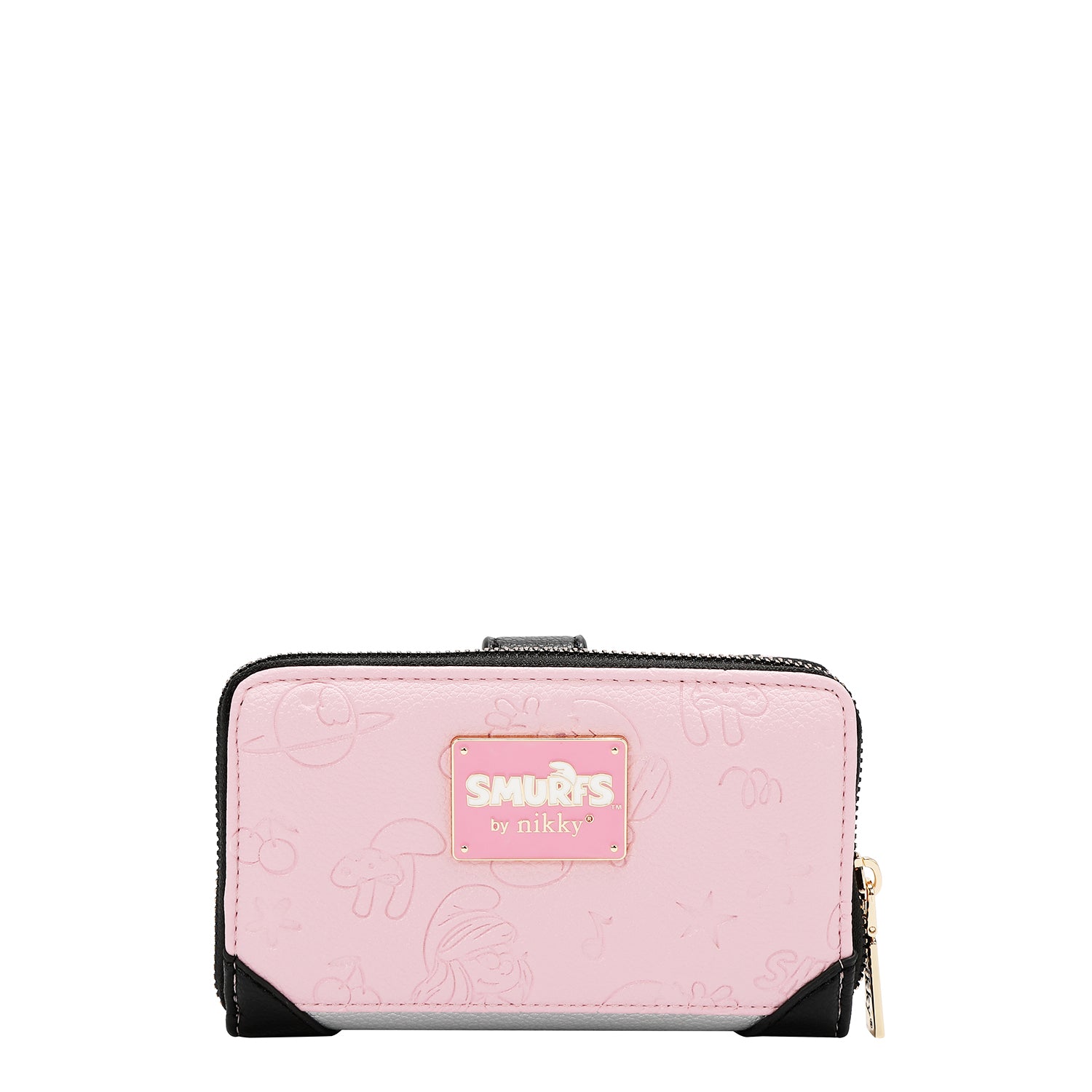 NK22522 SMURF EMBOSSED - CARTERA DE DOBLE CIERRE