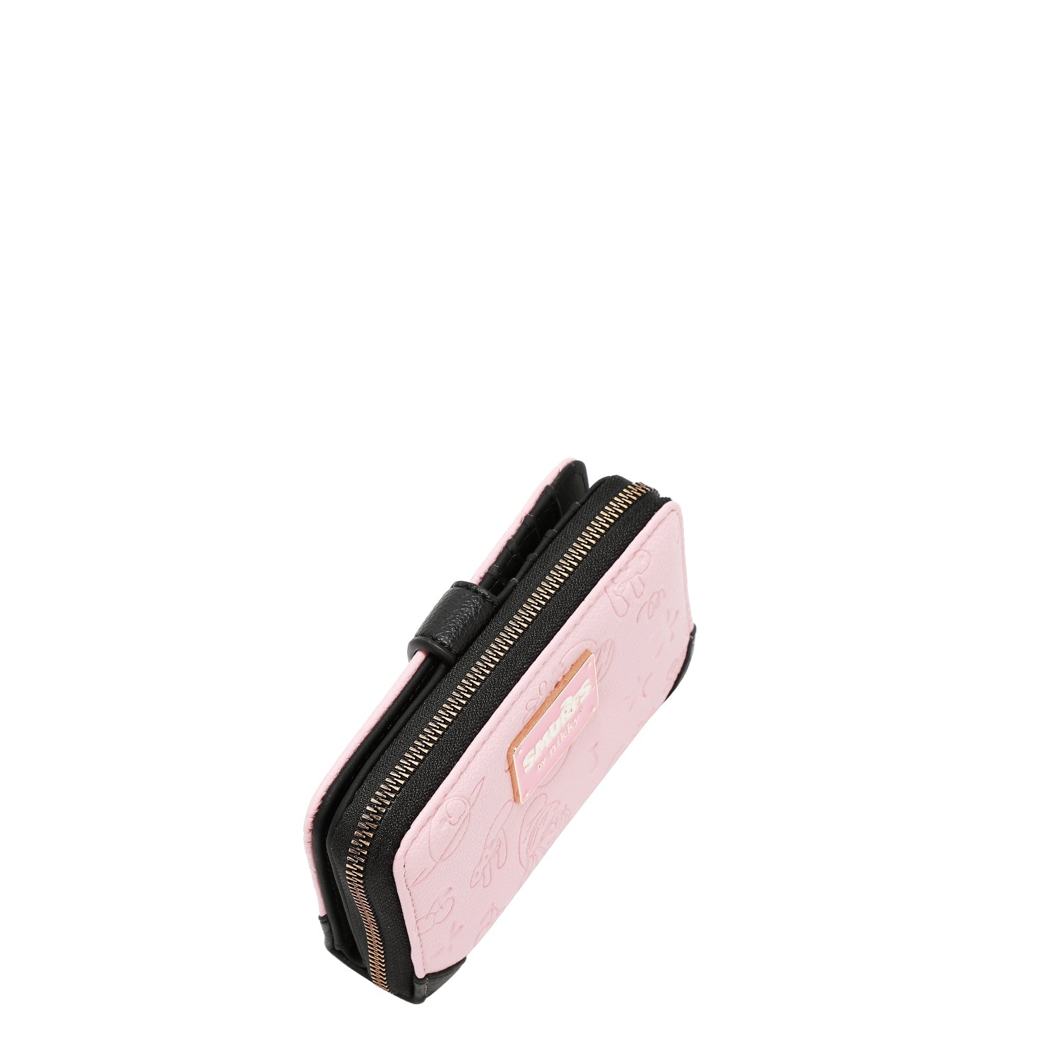 NK22522 SMURF EMBOSSED - CARTERA DE DOBLE CIERRE