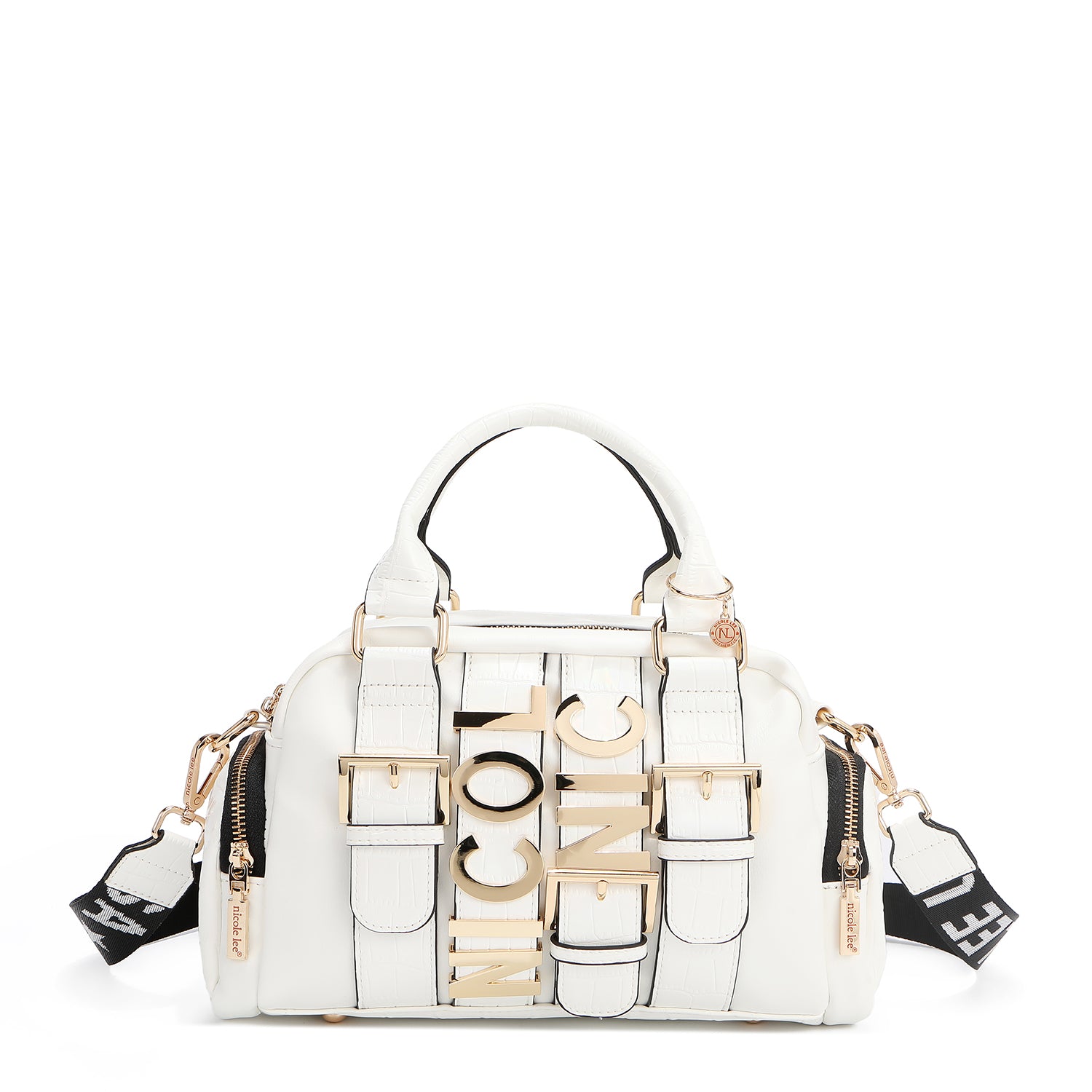 P17201 - BOLSO CON HERRAJE DORADO