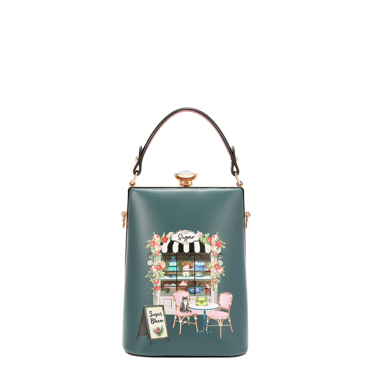 PRT16613 SUGAR DAY - bolso con diamante