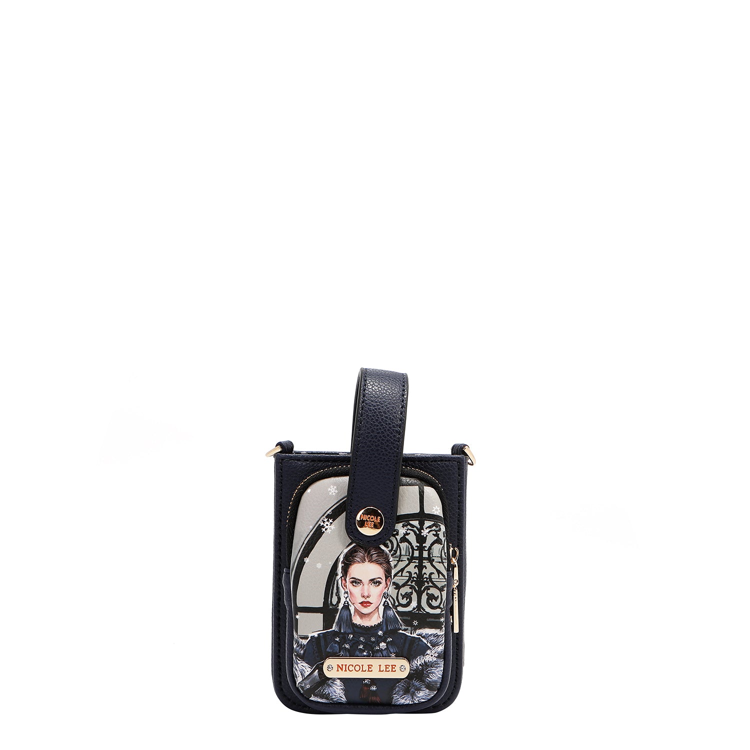 PRT17145 MODA SNOWFLAK - FUNDA CRUZADA PARA TELEFONO