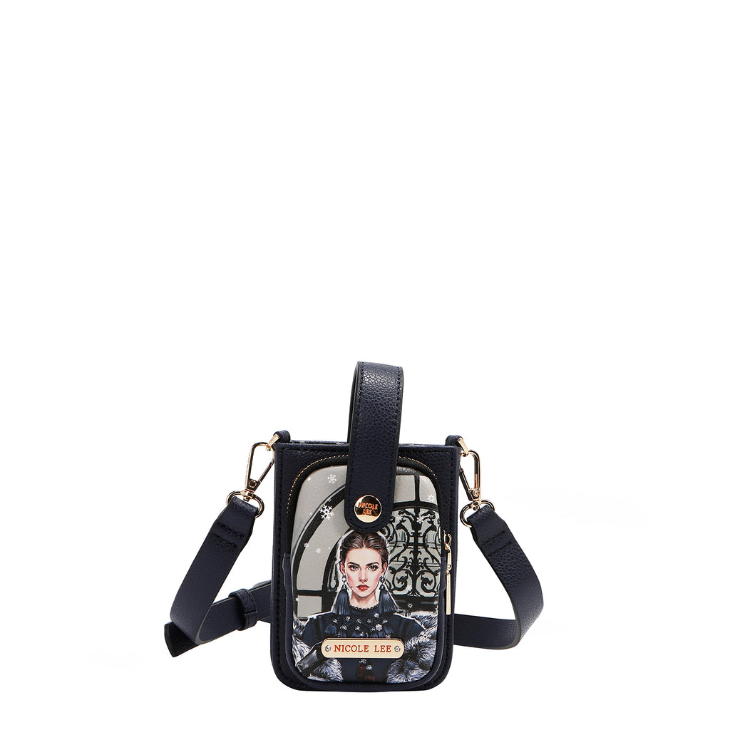 PRT17145 MODA SNOWFLAK - FUNDA CRUZADA PARA TELEFONO