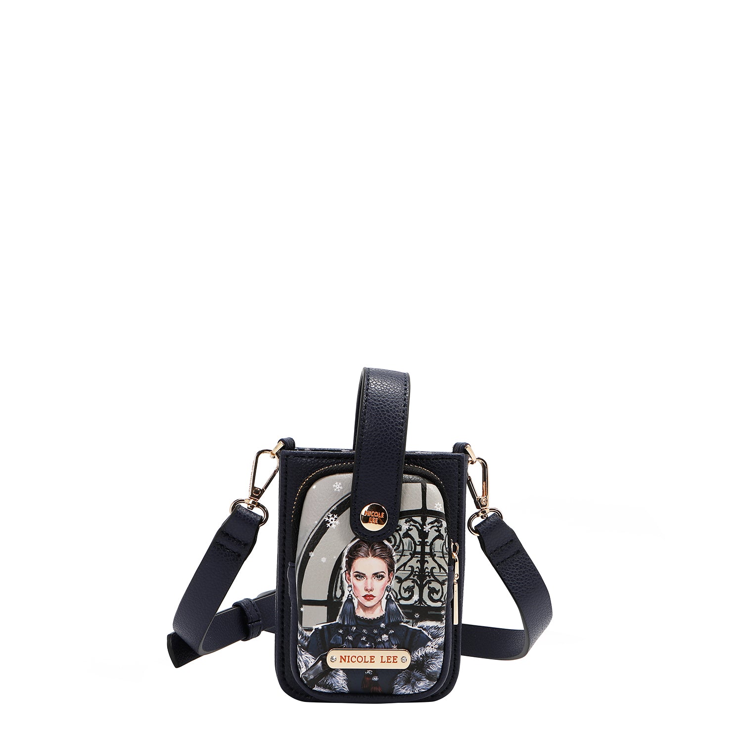 PRT17145 MODA SNOWFLAK - FUNDA CRUZADA PARA TELEFONO