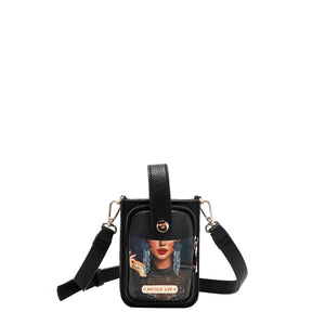 PRT17145 SAMANTHA LA BELLEZA - CARTERA CON FUNDA PARA MOVIL