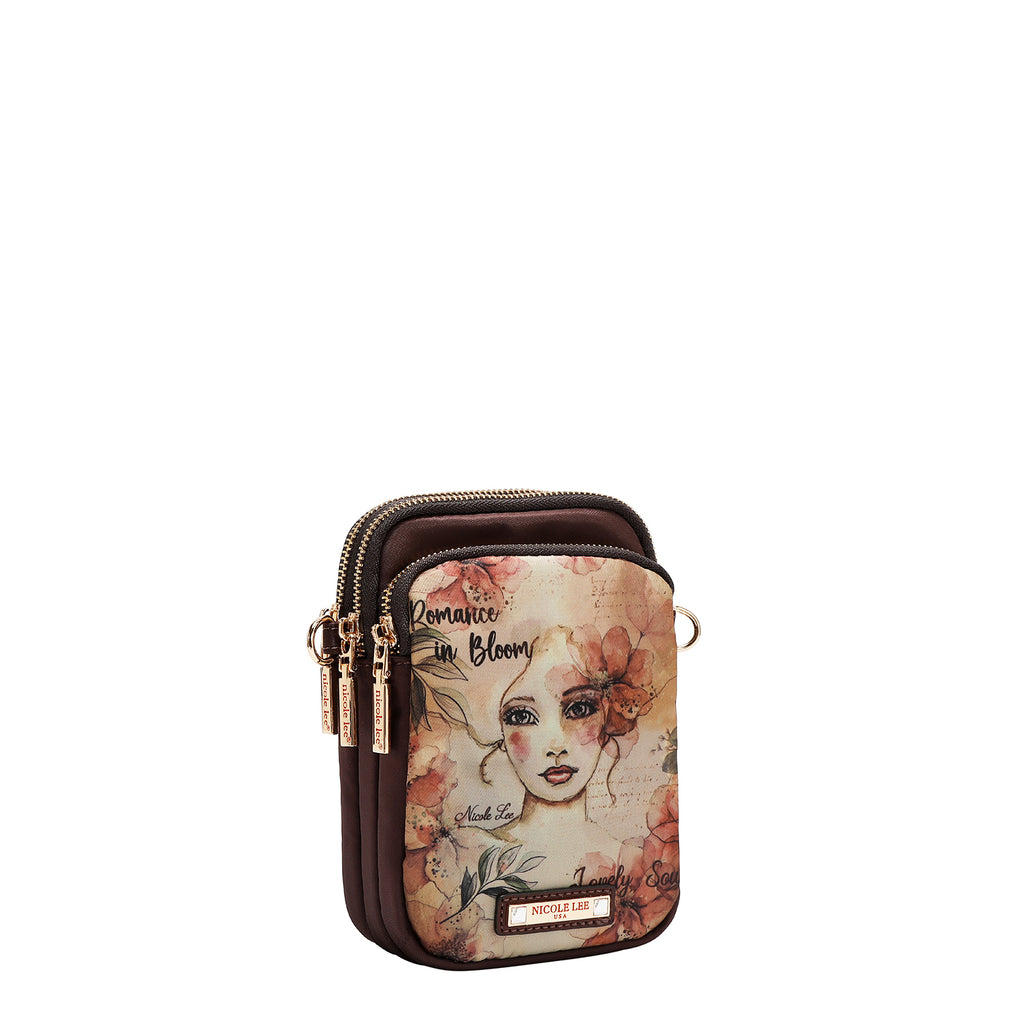 PRT17485 REFLECTION OF LOVE- BOLSO BANDOLERA CON VARIOS COMPARTIMENTOS