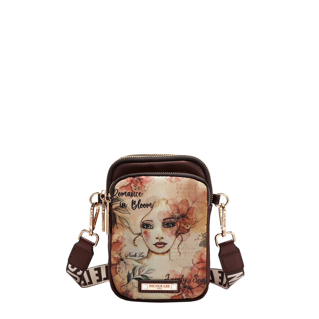PRT17485 REFLECTION OF LOVE- BOLSO BANDOLERA CON VARIOS COMPARTIMENTOS