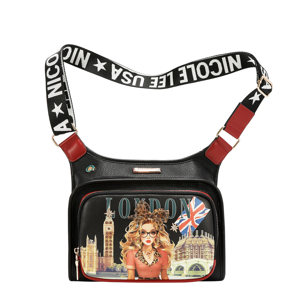 PRT17760 LONDON EYE BLACK - BOLSO BANDOLERA