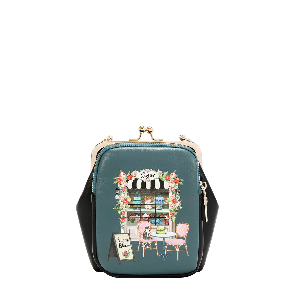 PRT17765 SUGAR DAY - Fashion Kiss Lock Crossbody