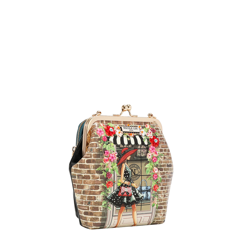 PRT17765 SUGAR DAY - Fashion Kiss Lock Crossbody