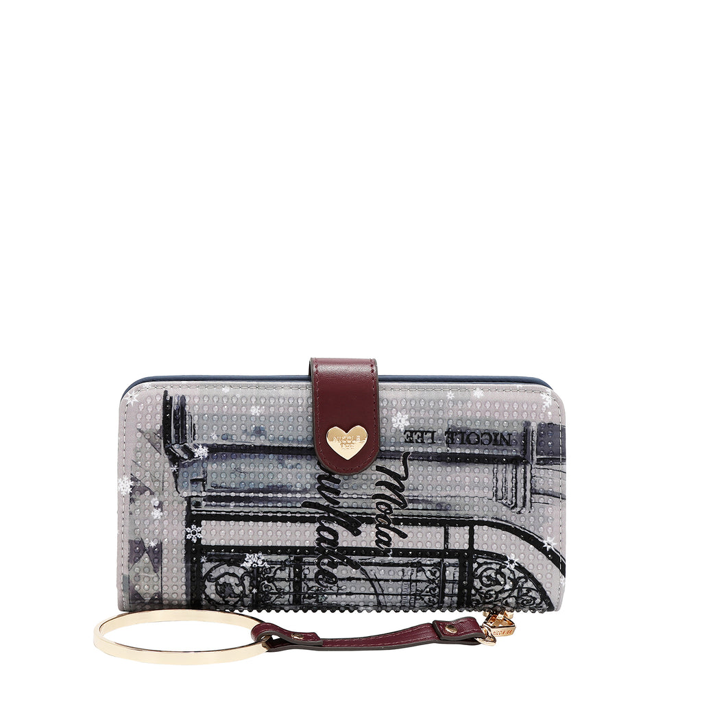 PRT6700 MODA SNOWFLAKE-  CARTERA CON PULCERA