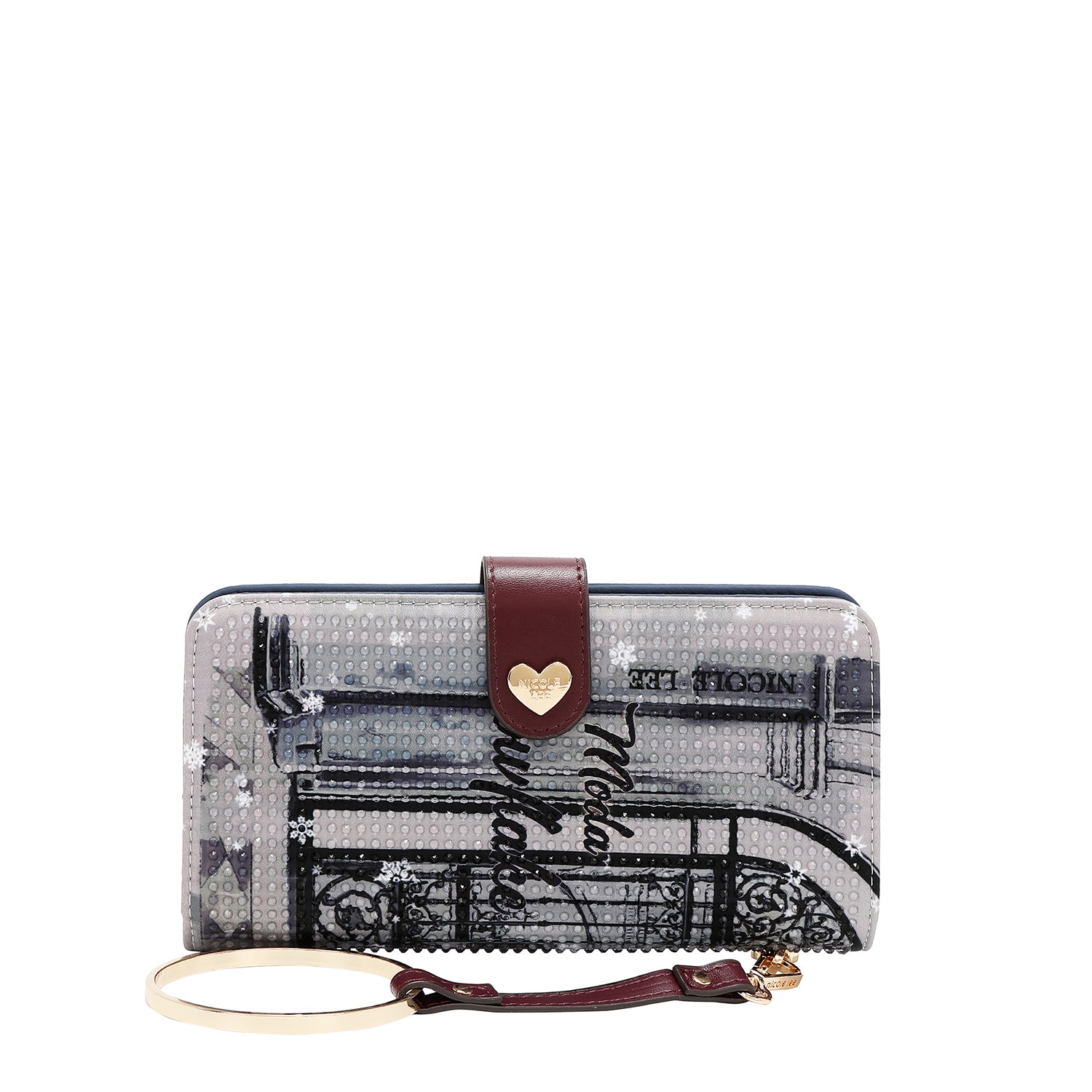 PRT6700 MODA SNOWFLAKE-  CARTERA CON PULCERA