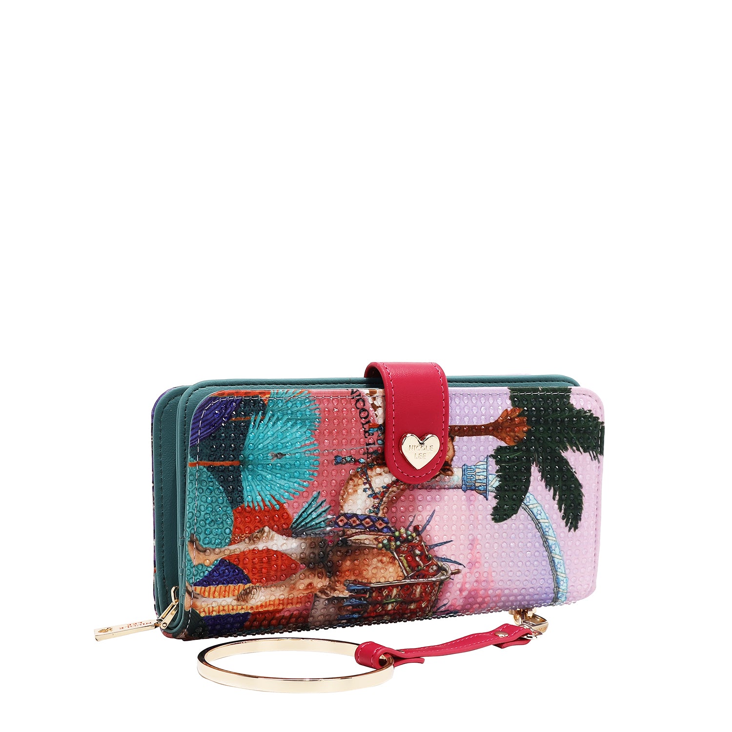 PRT6700 QUEEN CLEOPATRA BILLETERA PLEGABLE correa de muñeca.