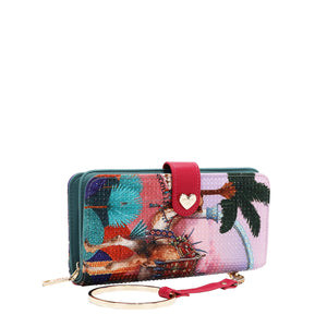 PRT6700 QUEEN CLEOPATRA BILLETERA PLEGABLE correa de muñeca.