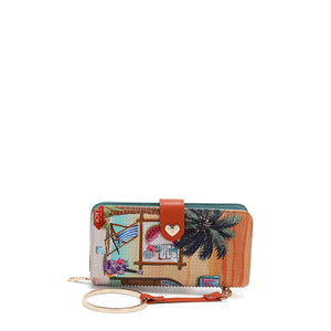 PRT6700  Sun & Sand BILLETERA PLEGABLE correa de muñeca.