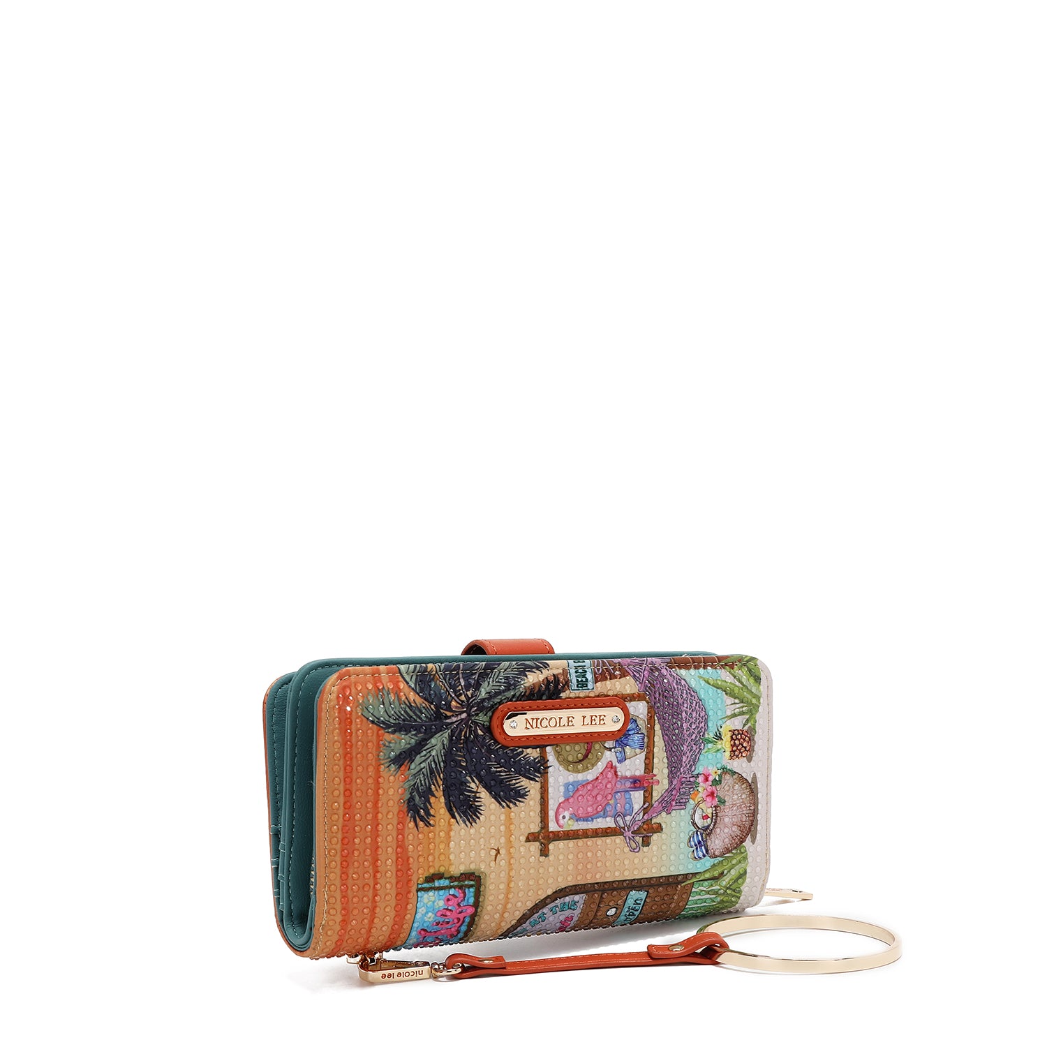 PRT6700  Sun & Sand BILLETERA PLEGABLE correa de muñeca.