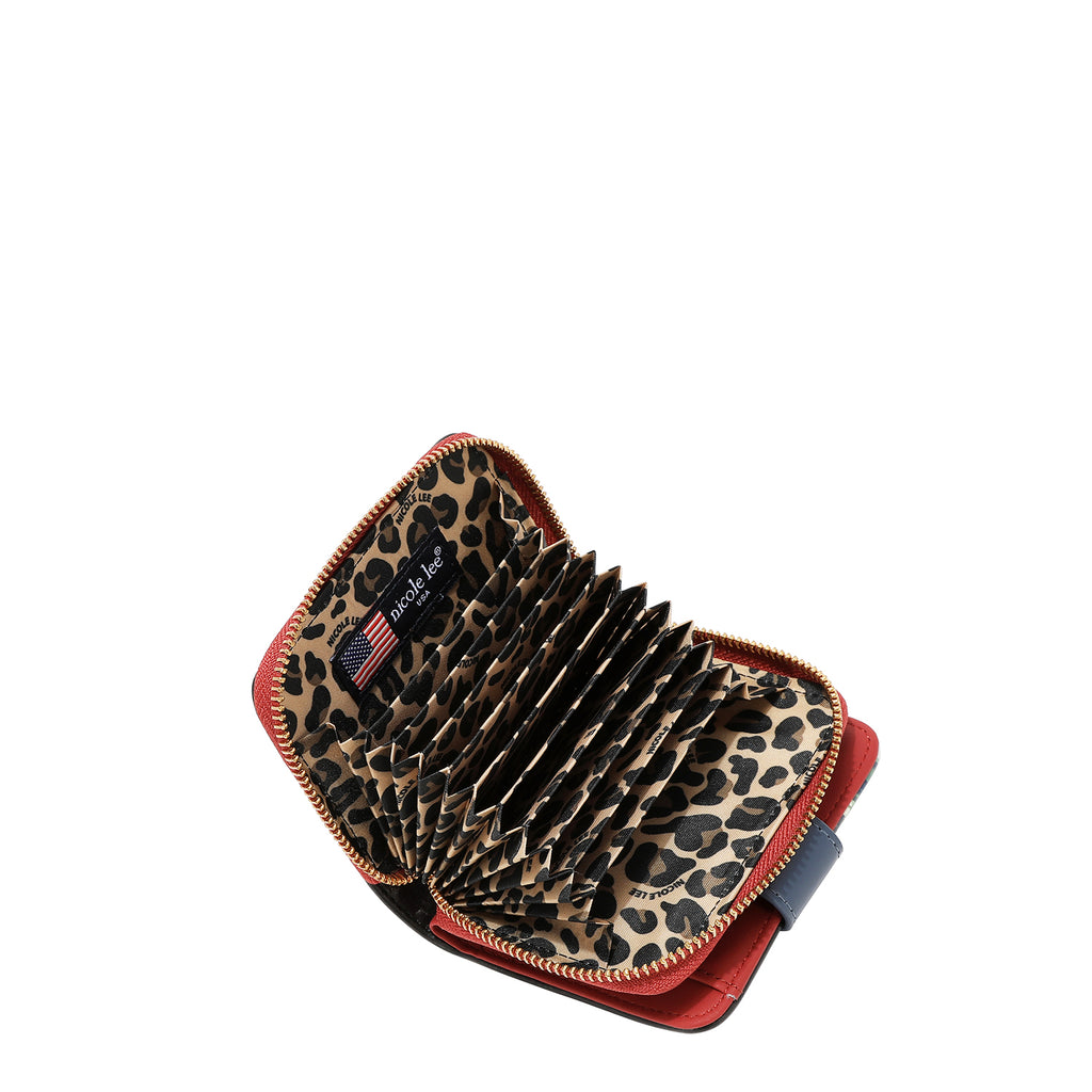 PRT6903 LONDON EYE BLACK- TARJETERO CON BROCHE DE CORAZON