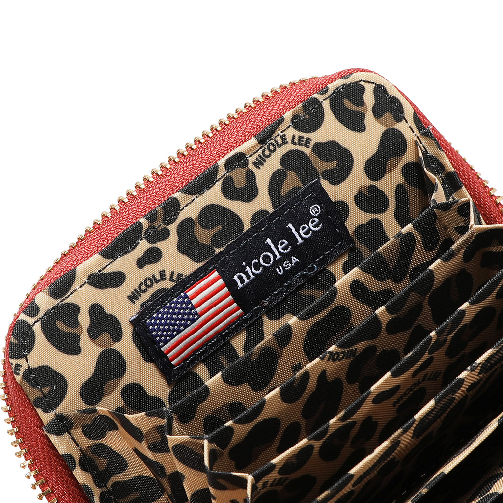 PRT6903 LONDON EYE BLACK- TARJETERO CON BROCHE DE CORAZON
