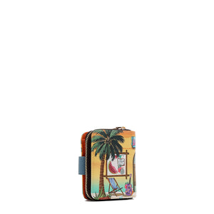 PRT6903  Sun & Sand CARTERA PLEGABLE CON FORMA DE CORAZÓN con tecnología de bloqueo RFID, garantizan la seguridad de tus objetos de valor