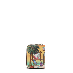PRT6903  Sun & Sand CARTERA PLEGABLE CON FORMA DE CORAZÓN con tecnología de bloqueo RFID, garantizan la seguridad de tus objetos de valor