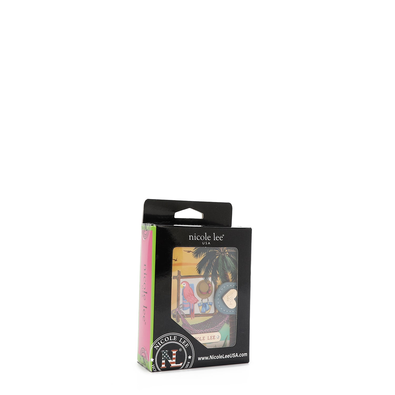 PRT6903  Sun & Sand CARTERA PLEGABLE CON FORMA DE CORAZÓN con tecnología de bloqueo RFID, garantizan la seguridad de tus objetos de valor