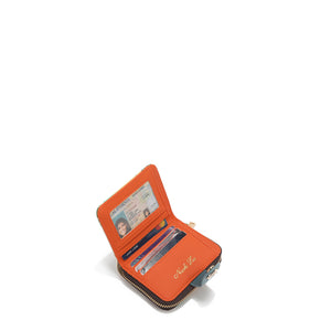 PRT6903  Sun & Sand CARTERA PLEGABLE CON FORMA DE CORAZÓN con tecnología de bloqueo RFID, garantizan la seguridad de tus objetos de valor