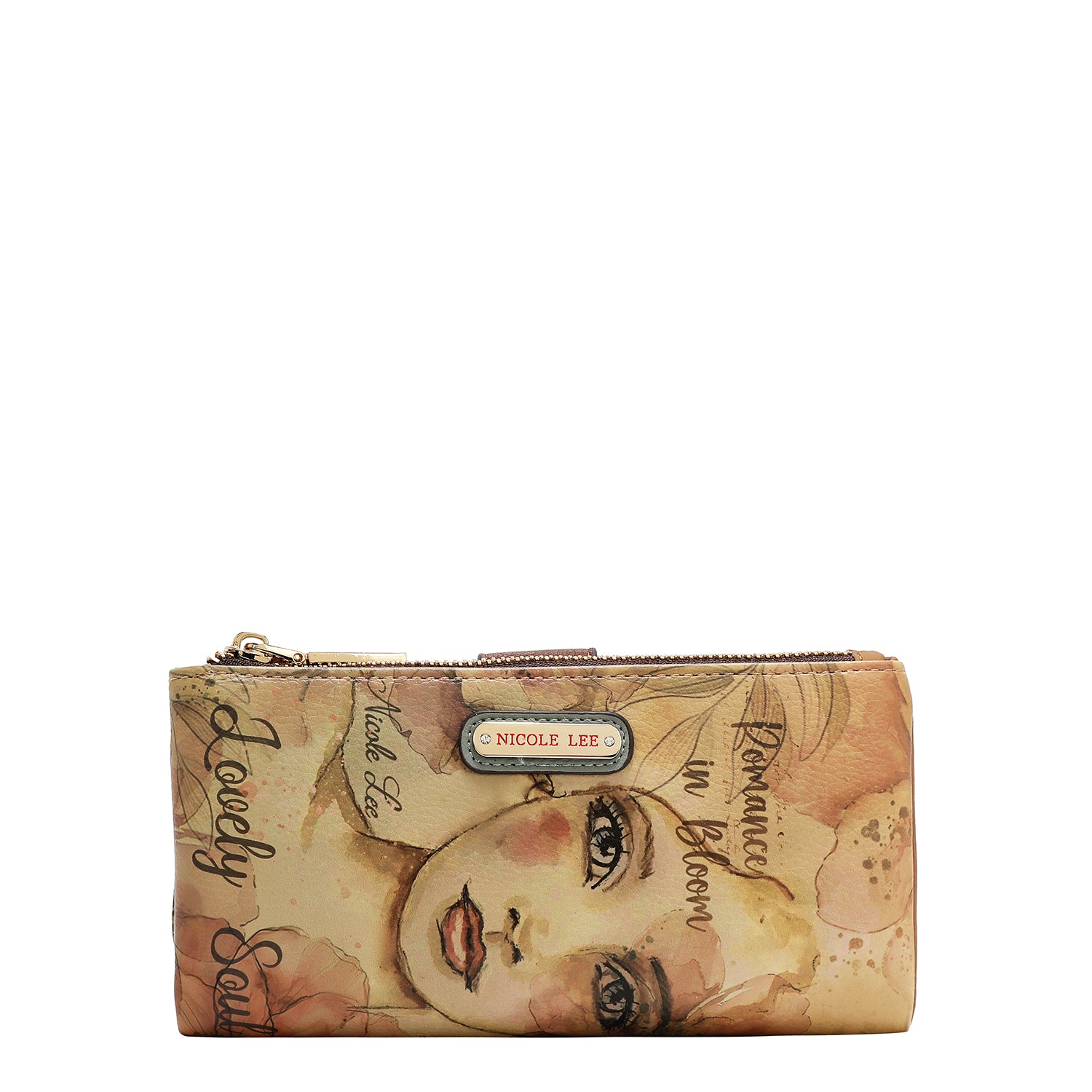 PRT7455 REFLECTION OF LOVE  - CARTERA FLEXIBLE CON CREMALLERA 2 PIEZAS