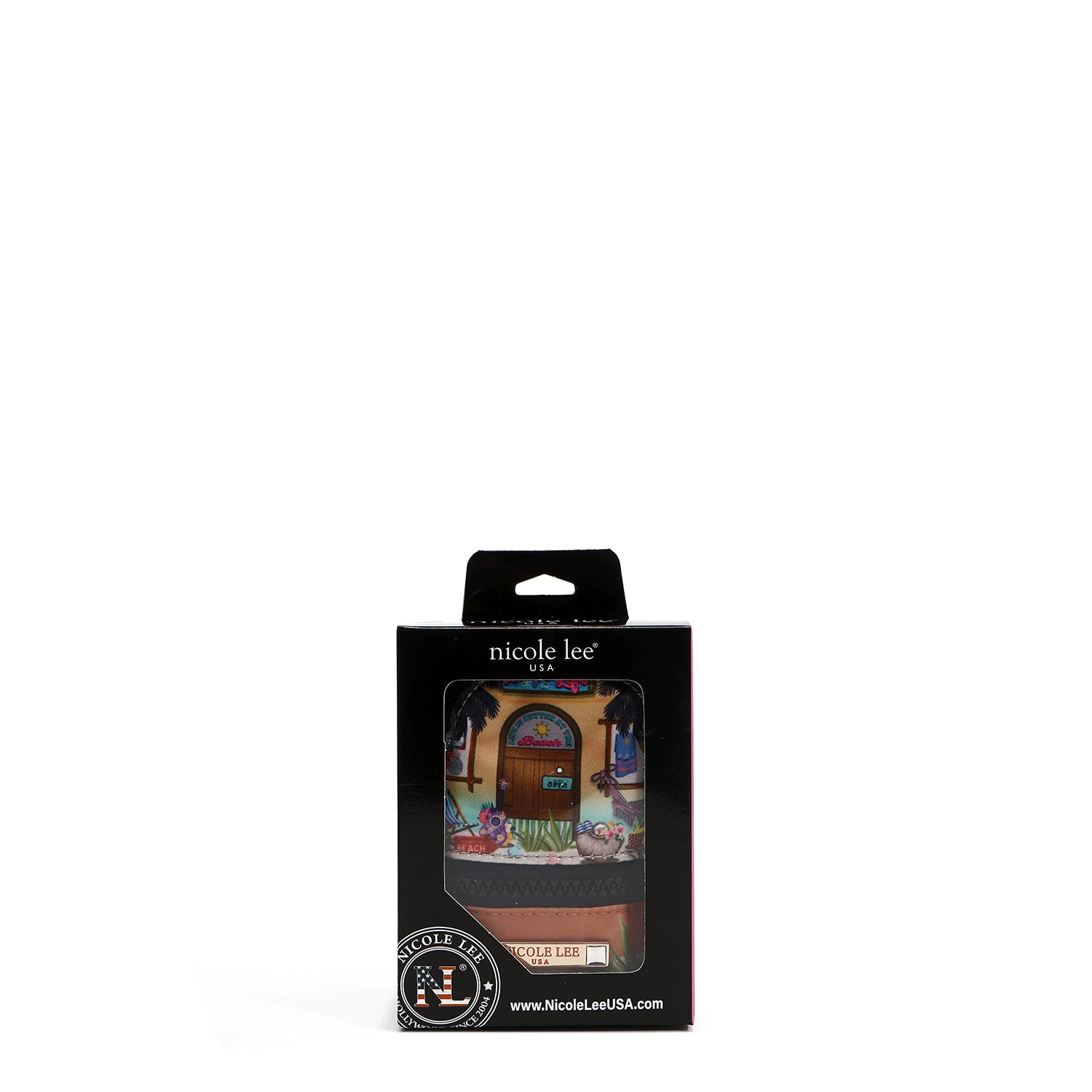 PRT7700  Sun & Sand MINI MONEDERO MOCHILA Llavero con cierre de pinza de langosta