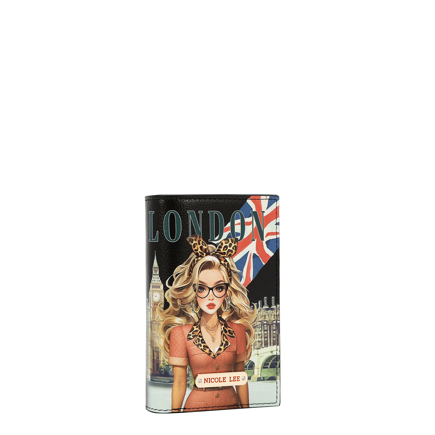 PRT7702 LONDON EYE BLACK - BILLETERA DE ZIPPER