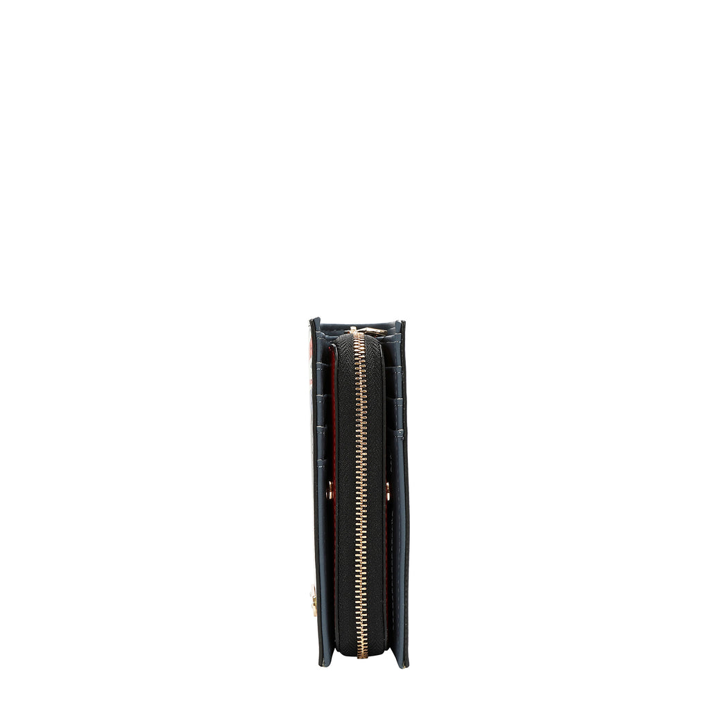 PRT7702 LONDON EYE BLACK - BILLETERA DE ZIPPER