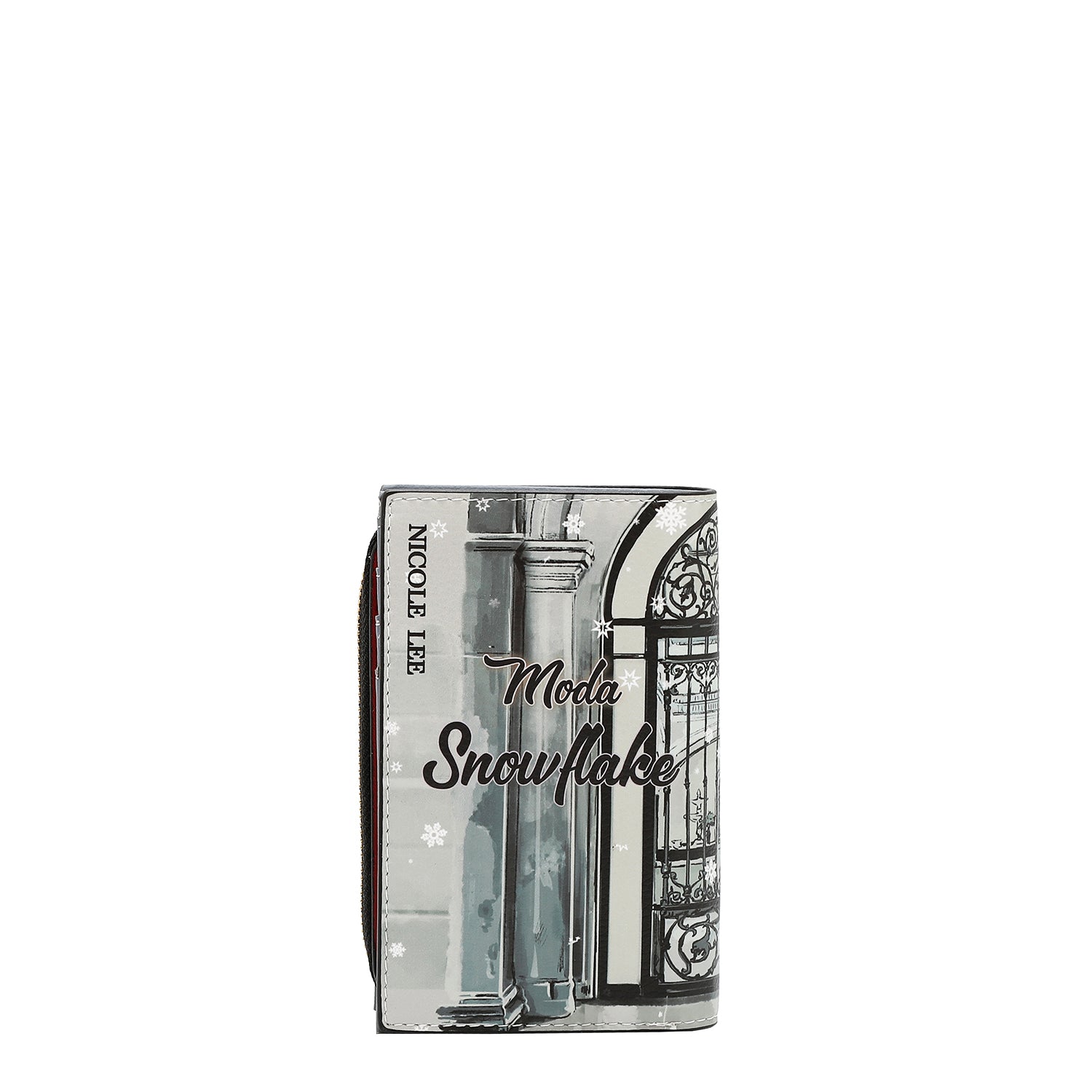 PRT7702 MODA SNOWFLAKE  - CARTERA PLEGABLE CON CIERRE CENTRAL