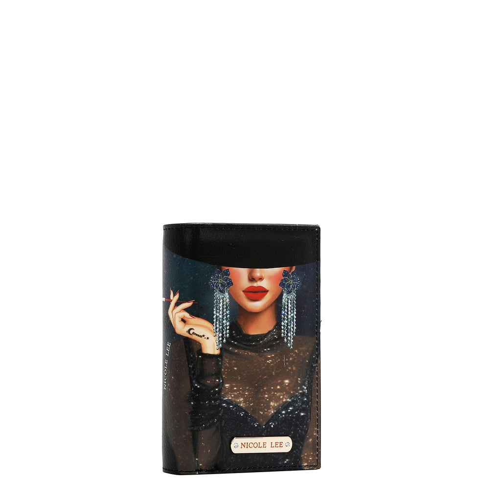 PRT7702 Samantha la Belleza- CARTERA PLEGABLE CON CREMALLERA CENTRAL