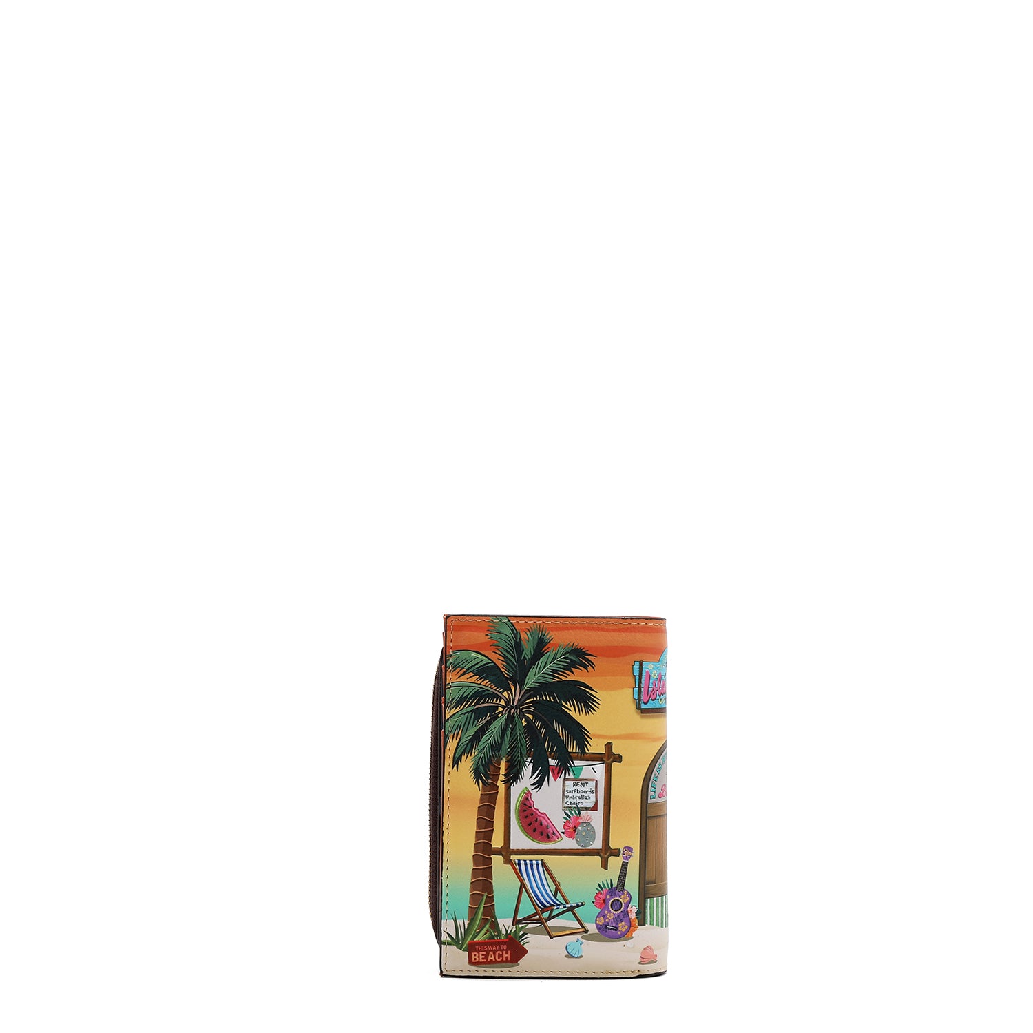 PRT7702  Sun & Sand CARTERA PLEGABLE CON CREMALLERA CENTRAL TECNOLOGÍA DE BLOQUEO DE IDENTIDAD POR RADIOFRECUENCIA (RFID)