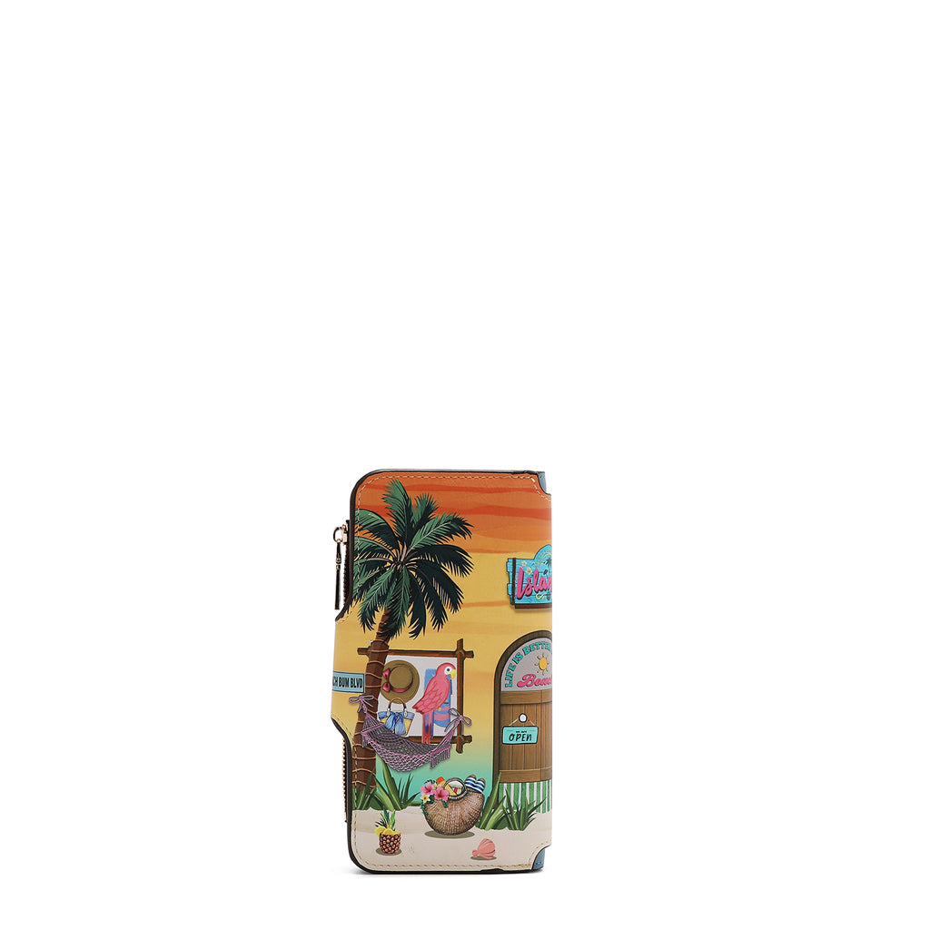 PRT7703  Sun & Sand CARTERA PLEGABLE DE CAPAS con TECNOLOGÍA DE BLOQUEO DE IDENTIDAD POR RADIOFRECUENCIA (RFID)